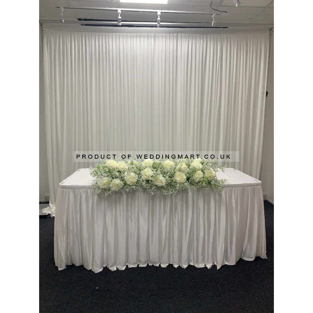 100cm Wedding Top Table Floral Runner - FA2303001