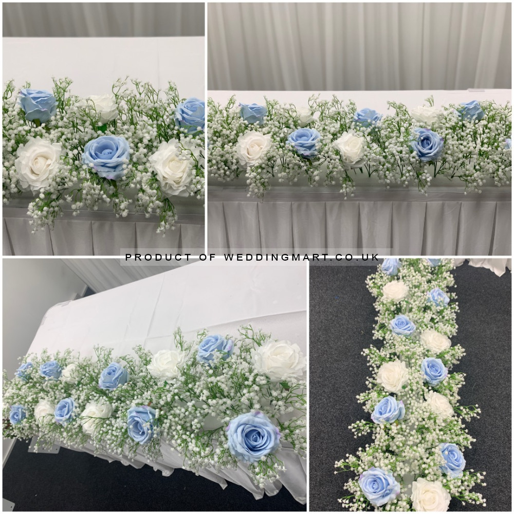 100cm Wedding Top Table Floral Runner - FA2303006