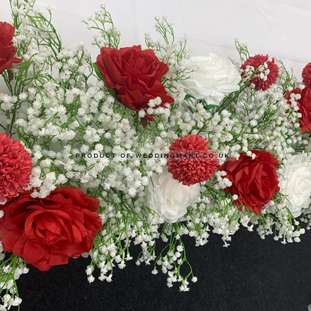 100cm Wedding Top Table Floral Runner - FA2303007 – Wholesale Hoop and Table Floral Arrangements for Wedding Decorators | WeddingMart