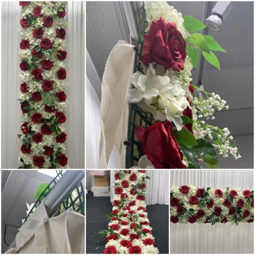 240cm Wedding Backdrop Floral Runner - WMBN23001