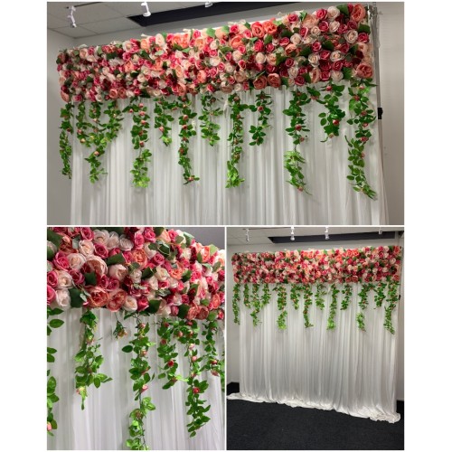 240cm Wedding Backdrop Floral Runner - WMBN23003