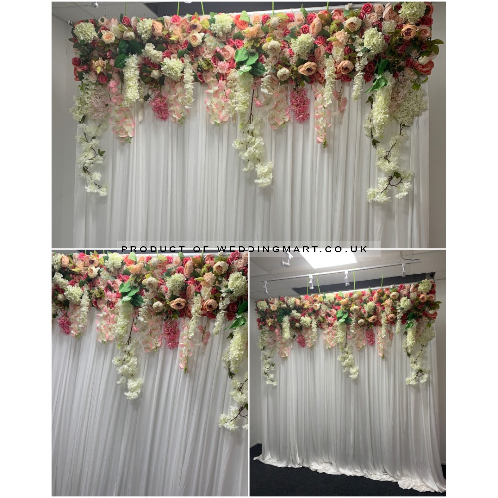 240cm Wedding Backdrop Floral Runner - WMBN23004