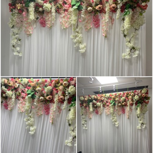 240cm Wedding Backdrop Floral Runner - WMBN23004