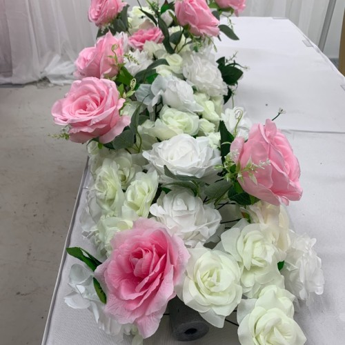 100cm Wedding Top Table Floral Runner - TR2211