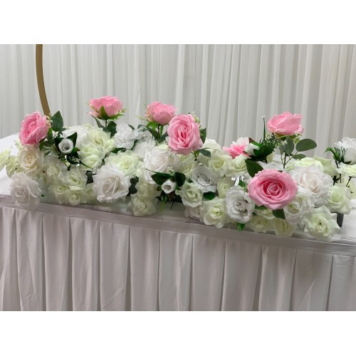 100cm Wedding Top Table Floral Runner - TR2211
