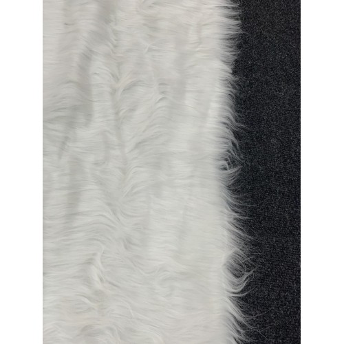 5m Fur Carpet for Wedding Stage Aisle Runner Walkway - White | For Sale