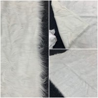 120cm Faux Fur Rug Carpet Cover for Wedding Stage Aisle Runner Walkway - White