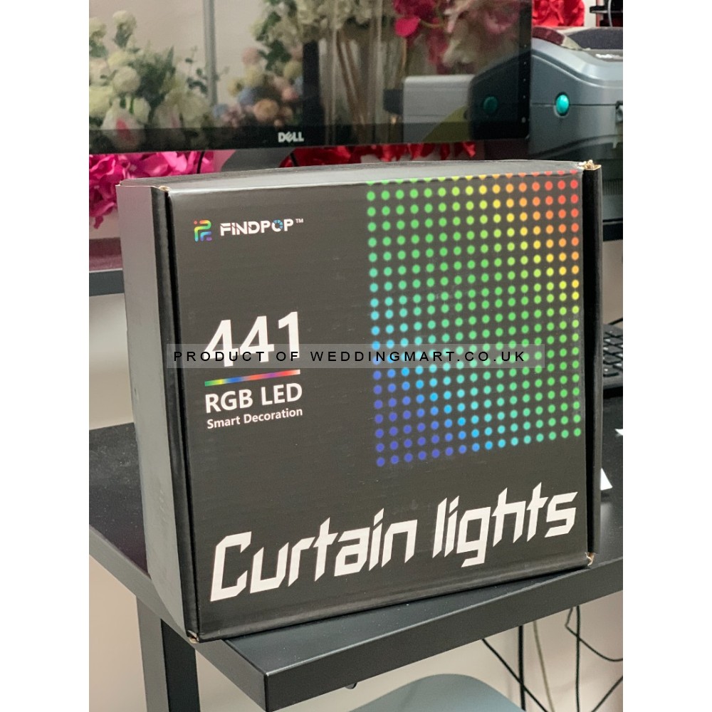 3mx3m Smart RGB Curtain Lights 