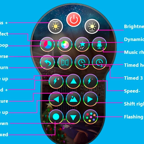 3mx3m Smart RGB Curtain Lights – Wholesale Backdrop Lights for Wedding Decorators | WeddingMart