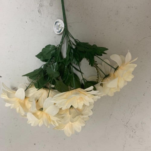 11 Heads Artificial Silk Peony Bouquet - Ivory – Wholesale Peony Bouquets for Wedding Decorators | WeddingMart