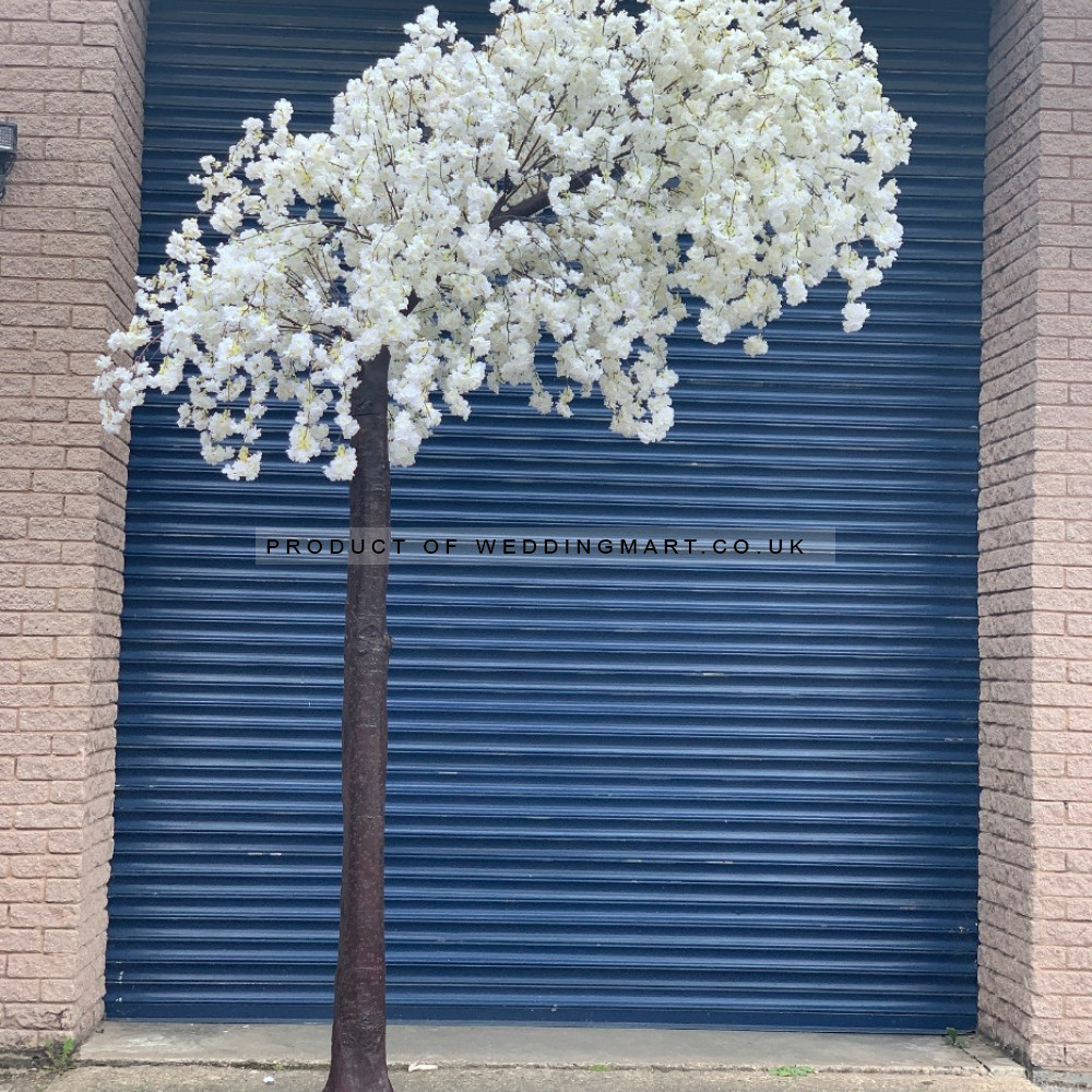 320cm Semi Arch Artificial Weeping Cherry Blossom Tree - IVORY – Wholesale Canopy Arch Trees for Wedding Decorators | WeddingMart