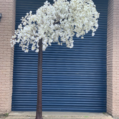 320cm Semi Arch Artificial Weeping Cherry Blossom Tree - IVORY – Wholesale Canopy Arch Trees for Wedding Decorators | WeddingMart