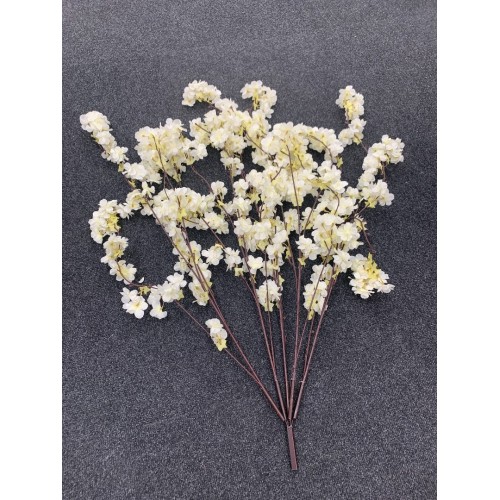 320cm Semi Arch Artificial Weeping Cherry Blossom Tree - IVORY