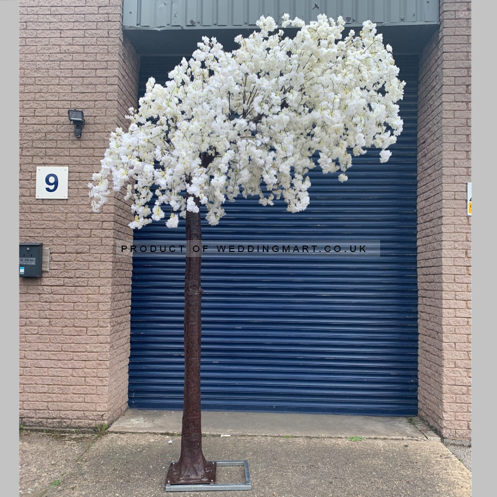 320cm Semi Arch Artificial Weeping Cherry Blossom Tree - IVORY – Wholesale Canopy Arch Trees for Wedding Decorators | WeddingMart