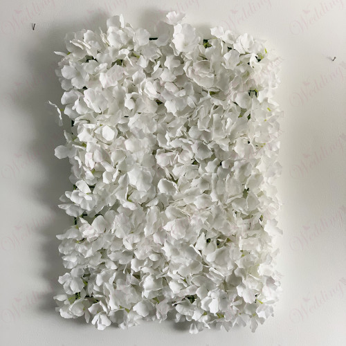 Artificial Hydrangea Flower Wall Panel - Bridal White – Wholesale Hydrangea Flower Wall Panels for Wedding Decorators | WeddingMart