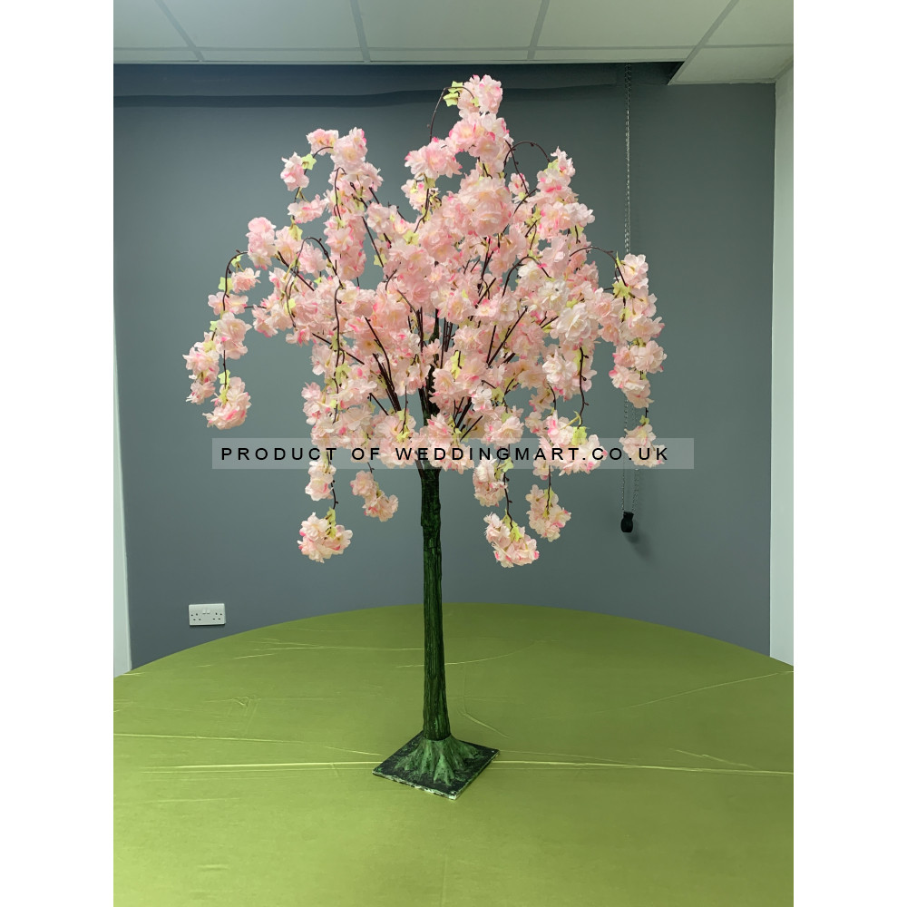 120cm Artificial Weeping Cherry Blossom Tree - PINK