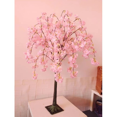 120cm Artificial Weeping Cherry Blossom Tree - PINK