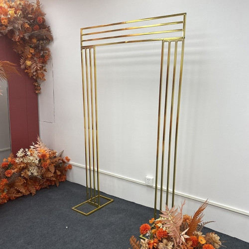 Elegant Wedding Arch Frames ARX-24005 – Wholesale Decorative Metal Backdrop Frames for Wedding Decorators | WeddingMart
