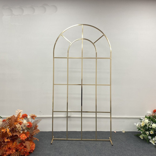 Elegant Wedding Arch Frames ARX-24020 – Wholesale Decorative Metal Backdrop Frames for Wedding Decorators | WeddingMart
