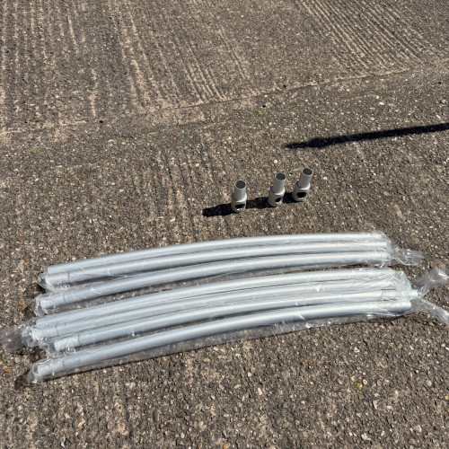 6M Curved Semi Round Crossbar Kit – Wholesale Pipe and Drape Kits for Wedding Decorators | WeddingMart