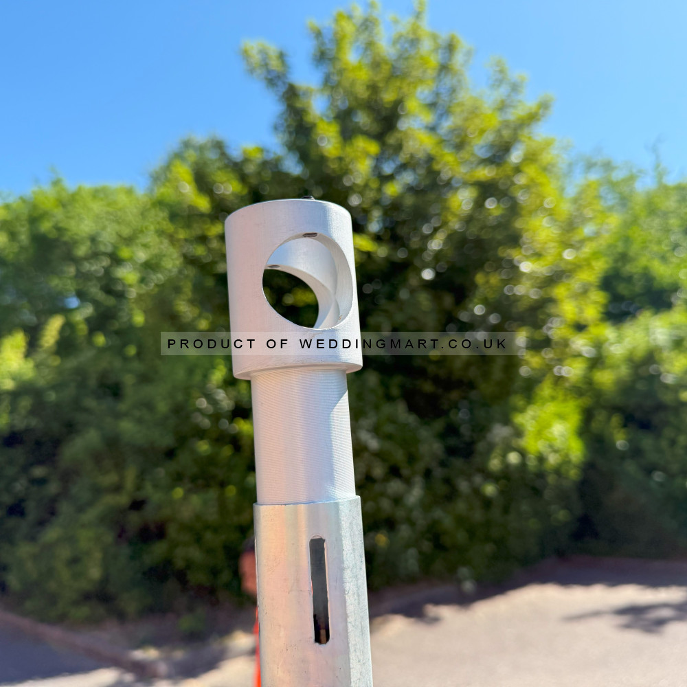 6M Curved Semi Round Crossbar Kit – Wholesale Pipe and Drape Kits for Wedding Decorators | WeddingMart