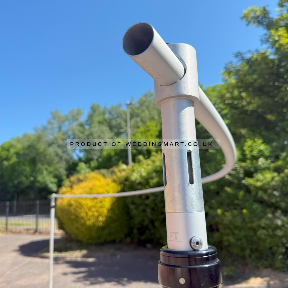 6M Curved Semi Round Crossbar Kit – Wholesale Pipe and Drape Kits for Wedding Decorators | WeddingMart