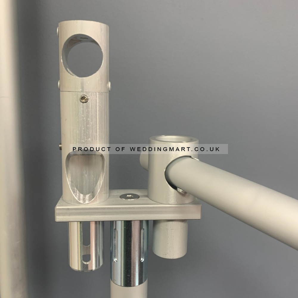 Arch Connector Junction Box – Wholesale Pipe and Drape Accessories for Wedding Decorators | WeddingMart