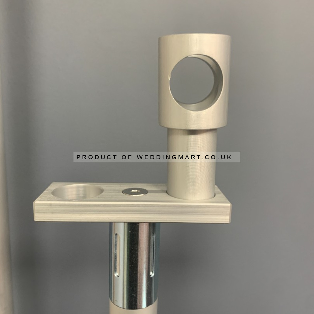 Pipe and Drape Single Arch Connector – Wholesale Pipe and Drape Accessories for Wedding Decorators | WeddingMart