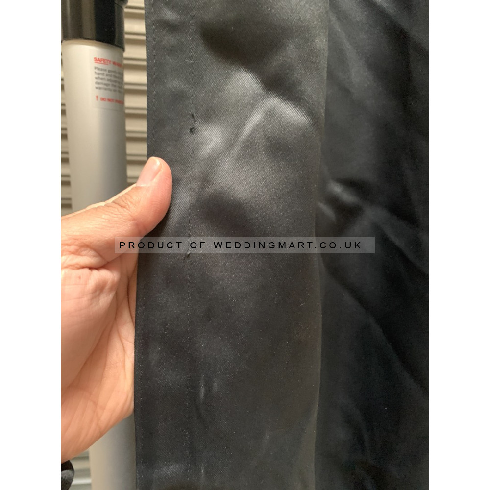 3Mx3M Velvet Blackout Room Divider Curtain - BLACK