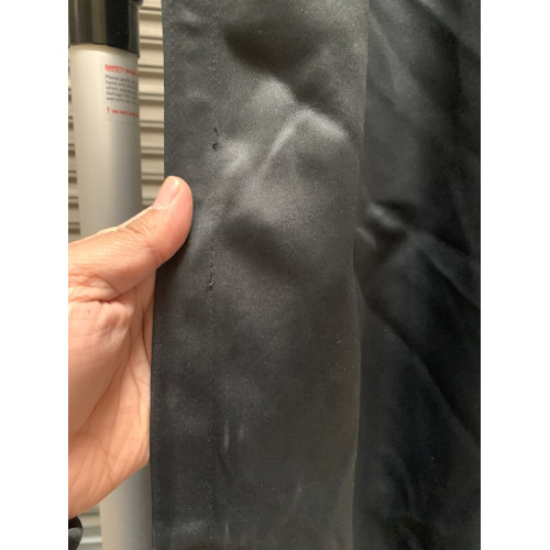 3Mx3M Velvet Blackout Room Divider Curtain - BLACK