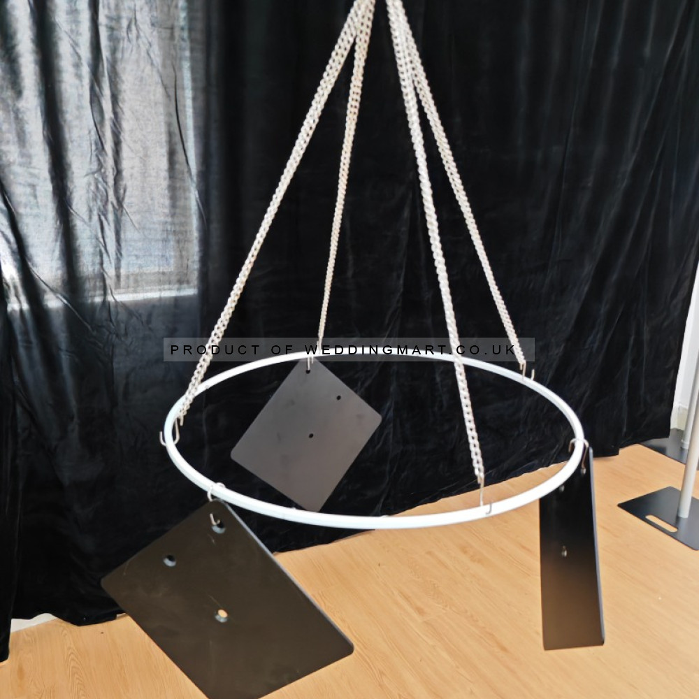 28 Inch Heavy Duty Ceiling Draping Metal Hoop – Wholesale Hoops for Wedding Decorators | WeddingMart