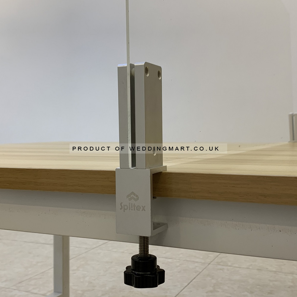 Aluminium Table Top Glass Holder Clamp – Wholesale Pipe and Drape Accessories for Wedding Decorators | WeddingMart