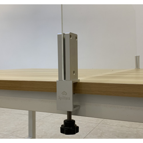 Aluminium Table Top Glass Holder Clamp