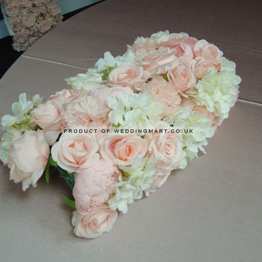 Top Table Floral Arrangement Runner - TF-24003 – Wholesale Hoop and Table Floral Arrangements for Wedding Decorators | WeddingMart