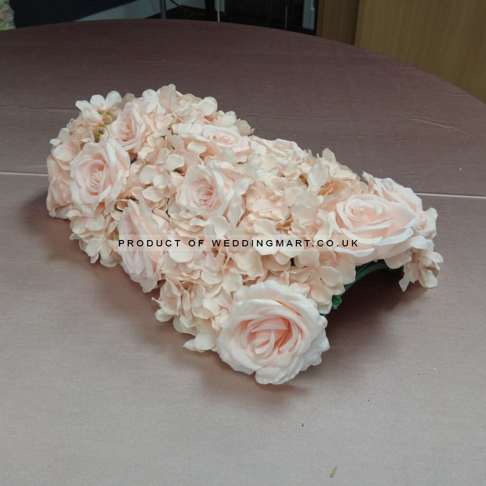 Top Table Floral Arrangement Runner - TF-24004 – Wholesale Hoop and Table Floral Arrangements for Wedding Decorators | WeddingMart