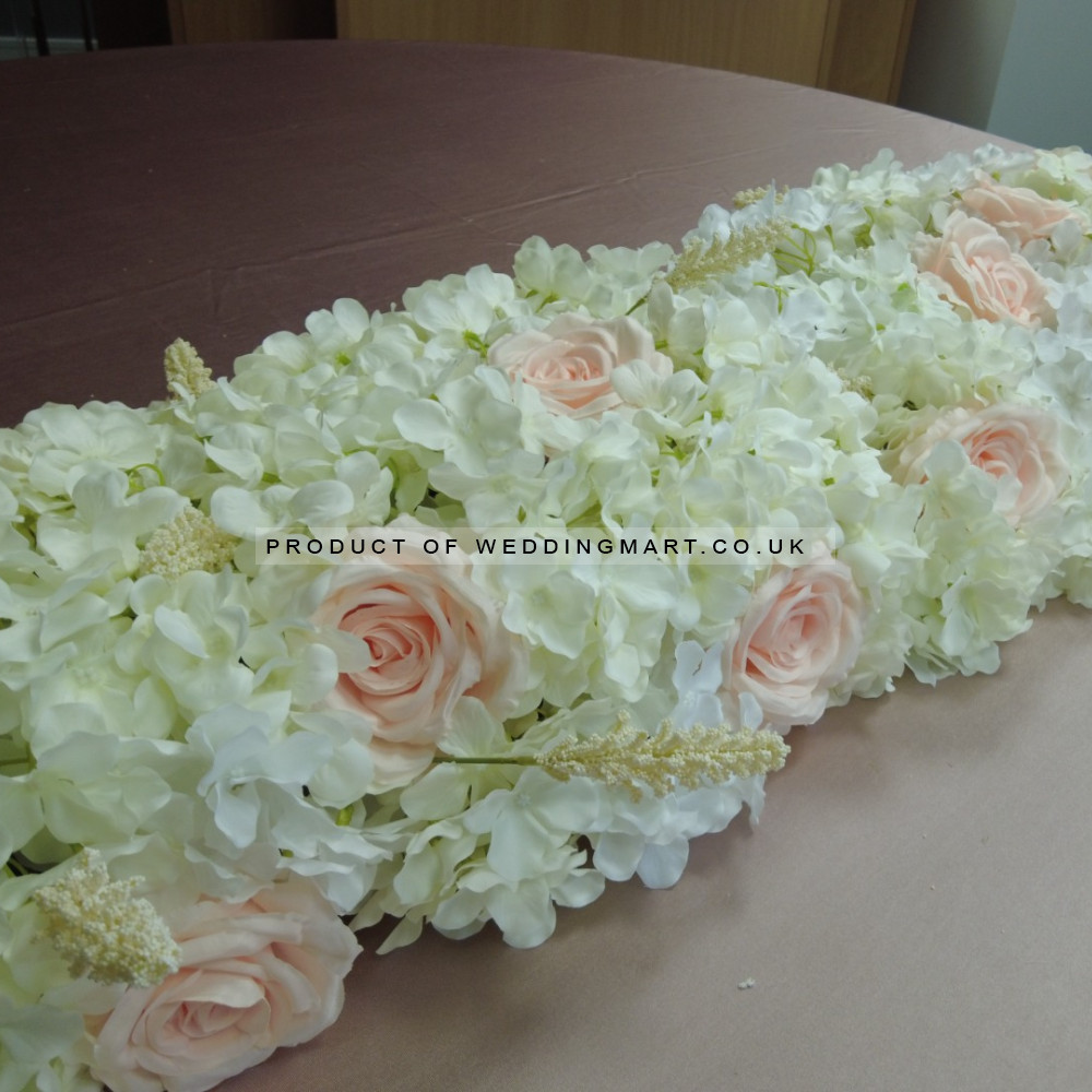Top Table Floral Arrangement Runner - TF-24005 – Wholesale Hoop and Table Floral Arrangements for Wedding Decorators | WeddingMart