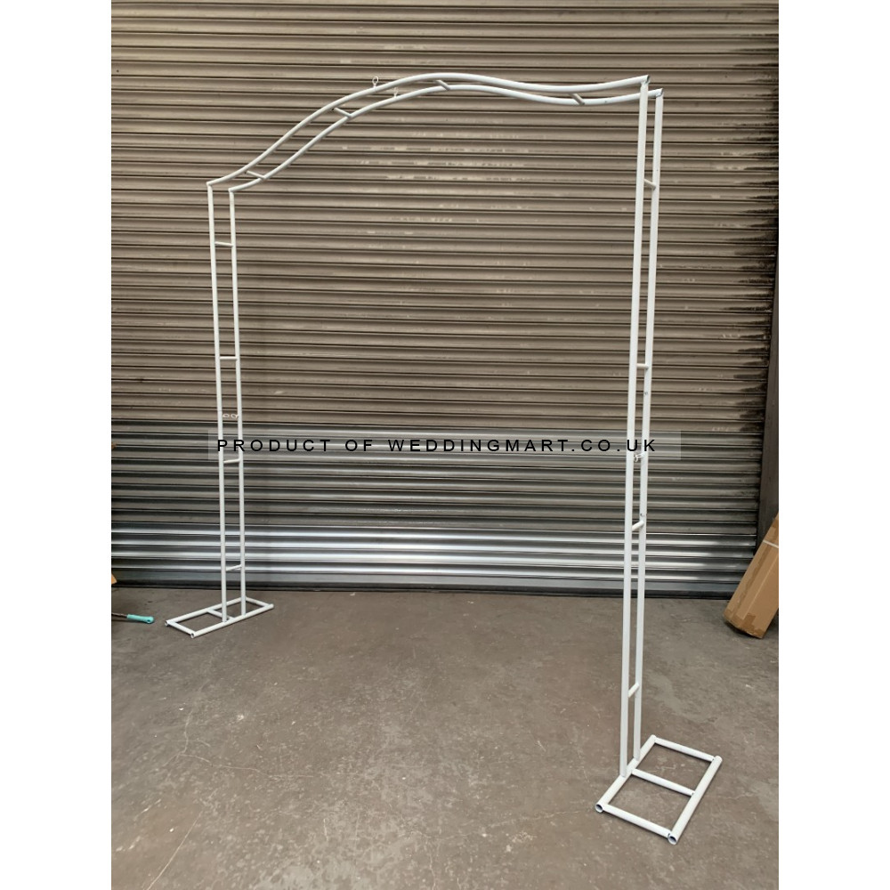 Freestanding Curved Top Budget Metal Arch Frame - Grade B