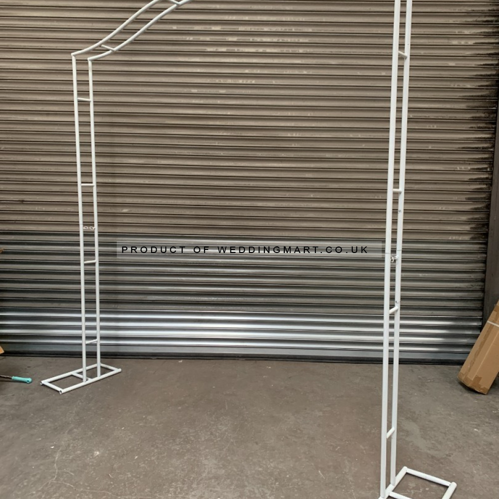 Freestanding Curved Top Budget Metal Arch Frame – Wholesale Metal Wedding Arch Frames for Wedding Decorators | WeddingMart