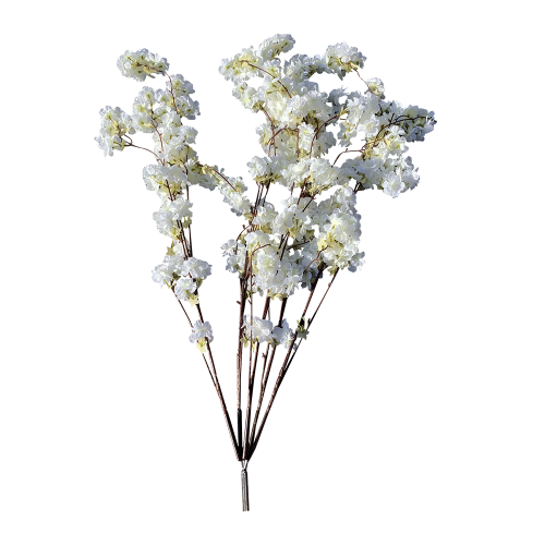 200cm Artificial Weeping Blossom Tree with Interchangable Branches - IVORY – Wholesale Big Artificial Trees and Plants for Wedding Decorators | WeddingMart