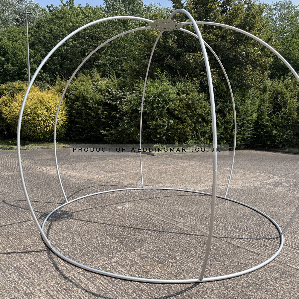 300cm Freestanding Aluminium Party Igloo Dome Frame Round Tent – Wholesale Pipe and Drape Kits for Wedding Decorators | WeddingMart