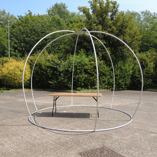 300cm Freestanding Aluminium Party Igloo Dome Frame Round Tent
