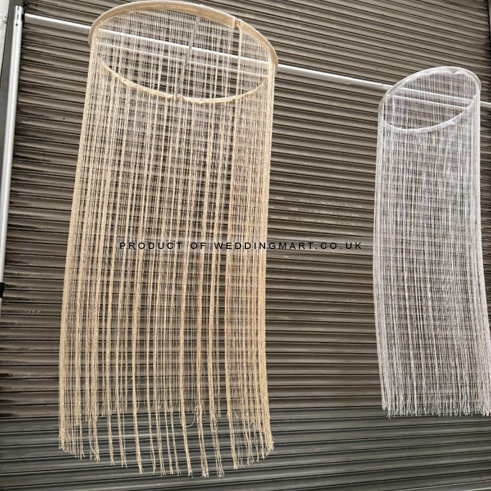 Decorative  Sparkling Sting Curtains - GOLD – Wholesale Wedding Backdrop Accessories for Wedding Decorators | WeddingMart