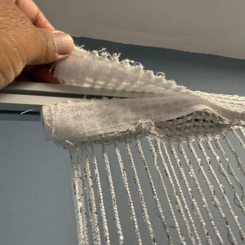 Decorative  Sparkling Sting Curtains - SILVER – Wholesale Wedding Backdrop Accessories for Wedding Decorators | WeddingMart