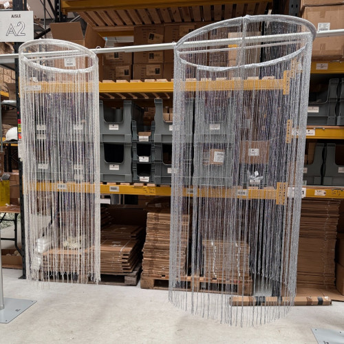 Decorative  Sparkling Sting Curtains - SILVER – Wholesale Wedding Backdrop Accessories for Wedding Decorators | WeddingMart