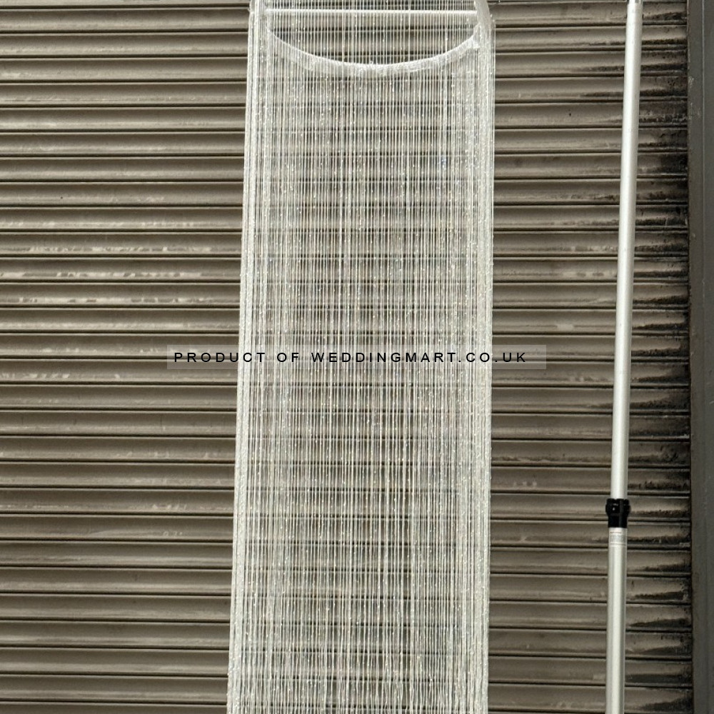 Decorative  Sparkling Sting Curtains - WHITE – Wholesale Wedding Backdrop Accessories for Wedding Decorators | WeddingMart