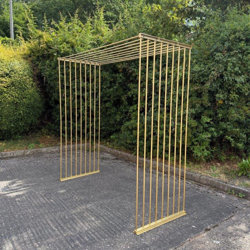 200cm 3D Elegant Wedding Arch Frames - ARX-24022G – Wholesale Elegant Wedding Arch Frames for Wedding Decorators | WeddingMart