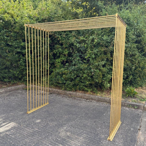 200cm 3D Elegant Wedding Arch Frames - ARX-24022G – Wholesale Elegant Wedding Arch Frames for Wedding Decorators | WeddingMart