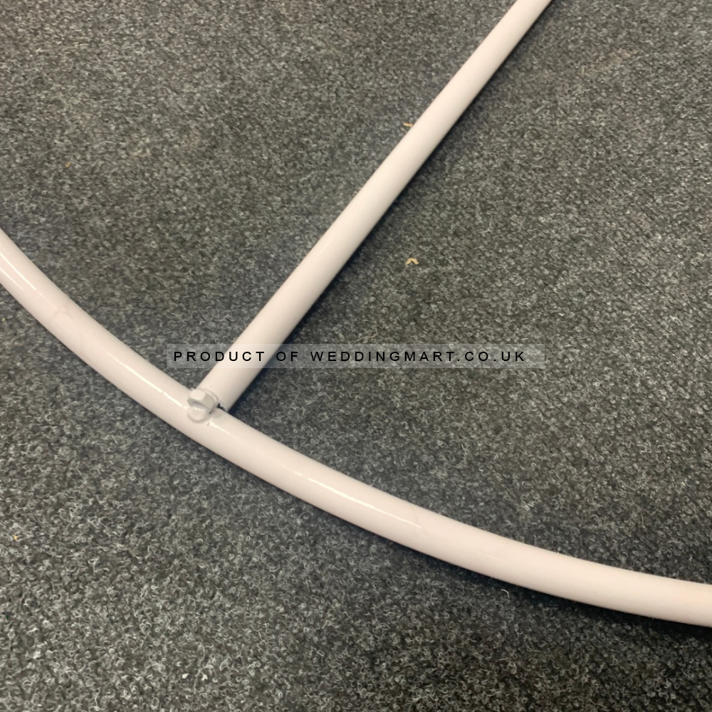 60cm Budget Ceiling Metal Hanging Hoop Frame - White – Wholesale Accessories for Wedding Decorators | WeddingMart