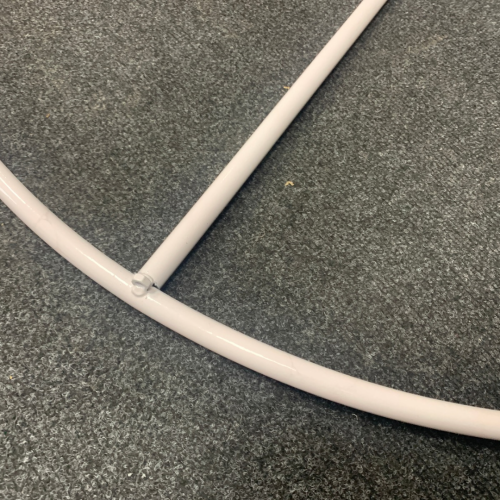 60cm Budget Ceiling Metal Hanging Hoop Frame - White – Wholesale Accessories for Wedding Decorators | WeddingMart