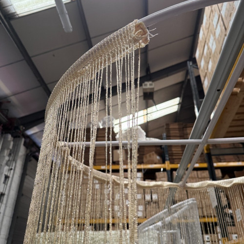 60cm Budget Ceiling Metal Hanging Hoop Frame - White – Wholesale Accessories for Wedding Decorators | WeddingMart